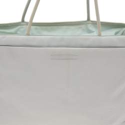 Pre Owned Prada Grey Tessuto Nylon Top Zip Tote