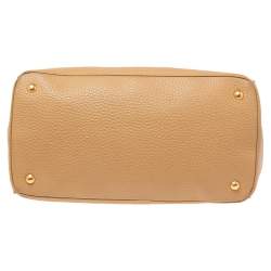 Pre Owned Prada Beige Leather Galleria Tote