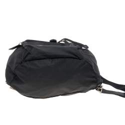 Prada Black Tessuto Nylon Vintage Drawstring Backpack