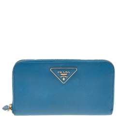 Prada zippy outlet wallet