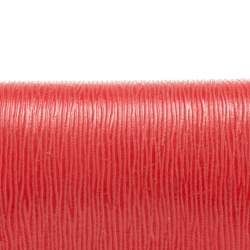 Pre Owned Prada Red Saffiano Move Leather Logo Trifold Compact Wallet