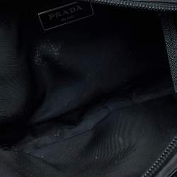 Pre Owned Prada Black Nylon and Leather Belt Bag