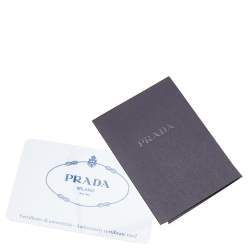 Pre Owned Prada Red Saffiano Lux Leather Small Tote