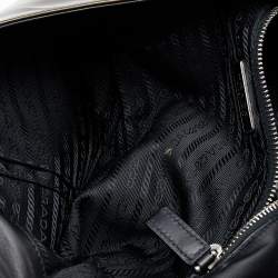 Pre Owned Prada Ombre Patent Leather Oversized Flap Clutch