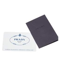 Pre Owned Prada Ombre Patent Leather Oversized Flap Clutch