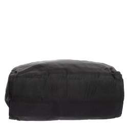 Pre Owned Prada Black Nylon Logo Tote