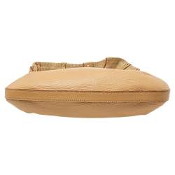 Pre Owned Prada Beige Vitello Daino Leather Hobo