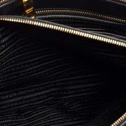 Pre Owned Prada Saffiano Lux Leather Large Double Zip Tote