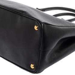 Pre Owned Prada Saffiano Lux Leather Large Double Zip Tote