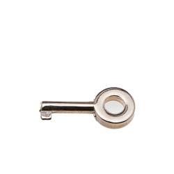 Pre Owned Prada Dusty Pink Saffiano Lux Leather Mini Sound Flap Bag