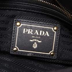 Pre Owned Prada Black Tessuto Nylon Satchel Bag