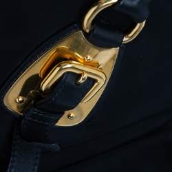 Pre Owned Prada Black Tessuto Nylon Satchel Bag