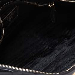 Pre Owned Prada Black Tessuto Nylon Satchel Bag