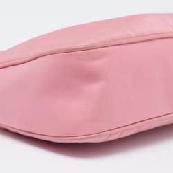 Pre Owned Prada Pink Nylon Re-Edition 2005 Shoulder Bag