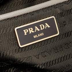 Pre Owned Prada Grey Saffiano Leather Large Galleria Tote