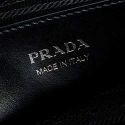 Pre Owned Prada Black Saffiano Leather Kristen Tote