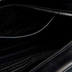 Pre Owned Prada Black Saffiano Leather Kristen Tote