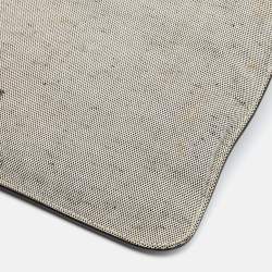 Pre Owned Prada Beige/Black Canvas And Leather Crossbody Bag