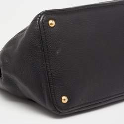 Pre Owned Prada Black Leather Tote