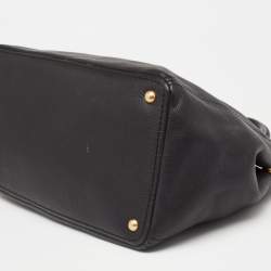 Pre Owned Prada Black Leather Tote