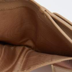 Pre Owned Prada Beige Saffiano Lux Leather French Wallet