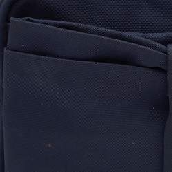 Prada Navy Blue Nylon Bow Camera Bag