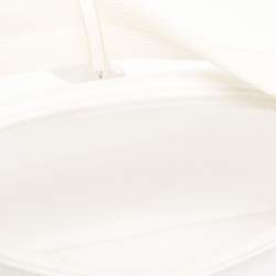 Pre Owned Prada White Tessuto Nylon Re-Edition 2000 Baguette Bag