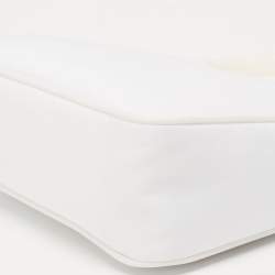 Pre Owned Prada White Tessuto Nylon Re-Edition 2000 Baguette Bag