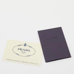 Pre Owned Prada Yellow Nylon And Leather Tote