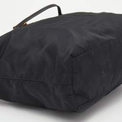 Pre Owned Prada Black Tessuto Tote