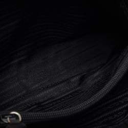Pre Owned Prada Black Nylon Tessuto City Tote