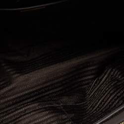 Pre Owned Prada Grey Saffiano Leather Large Double Zip Tote