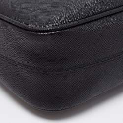 Pre Owned Prada Black Saffiano Lux Leather Re-Edition 2005 Shoulder Bag