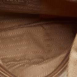 Pre Owned Prada Cameo Beige Nylon Re-Edition 2000 Mini Shoulder Bag