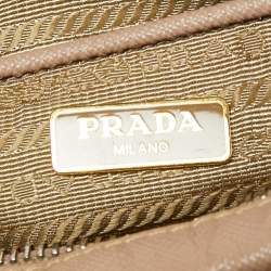 Pre Owned Prada Poudre Saffiano Lux Leather Mini Camera Crossbody Bag