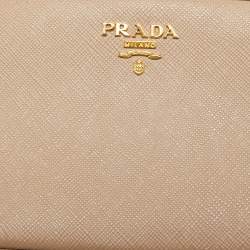 Pre Owned Prada Poudre Saffiano Lux Leather Mini Camera Crossbody Bag