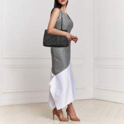 Pre Owned Prada Black Tessuto Chain Shoulder Bag