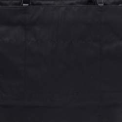 Pre Owned Prada Black Tessuto Chain Shoulder Bag