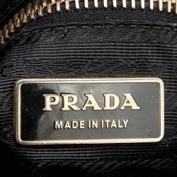 Pre Owned Prada Black Leather Tote