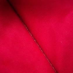 Pre Owned Prada Pink Saffiano Metal Leather Logo Card Holder