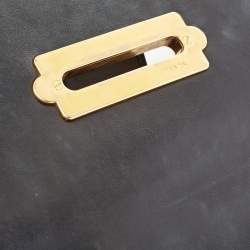 Pre Owned Prada Black Leather Cahier Shoulder Bag