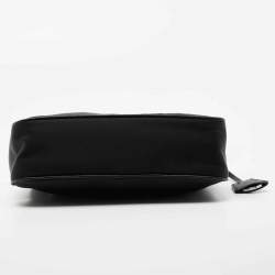 Pre Owned Prada Black Nylon and Leather Re-Edition 2005 Crossbody Bag