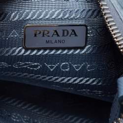 Pre Owned Prada Blue Nylon Re-Edition 2005 Shoulder Bag