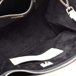 Pre Owned Prada Off White Leather Twin Pocket Tote