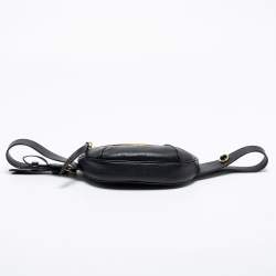 Pre Owned Prada Black Vitello Daino Leather Belt Bag