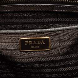 Pre Owned Prada Grey Saffiano Leather Large Galleria Tote