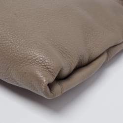 Pre Owned Prada Grey Vitello Daino Leather Crossbody Bag