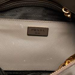 Pre Owned Prada Grey Leather Small Promenade Satchel