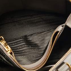 Pre Owned Prada Grey Leather Small Promenade Satchel