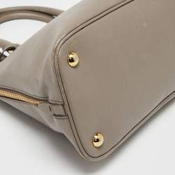 Pre Owned Prada Grey Leather Small Promenade Satchel